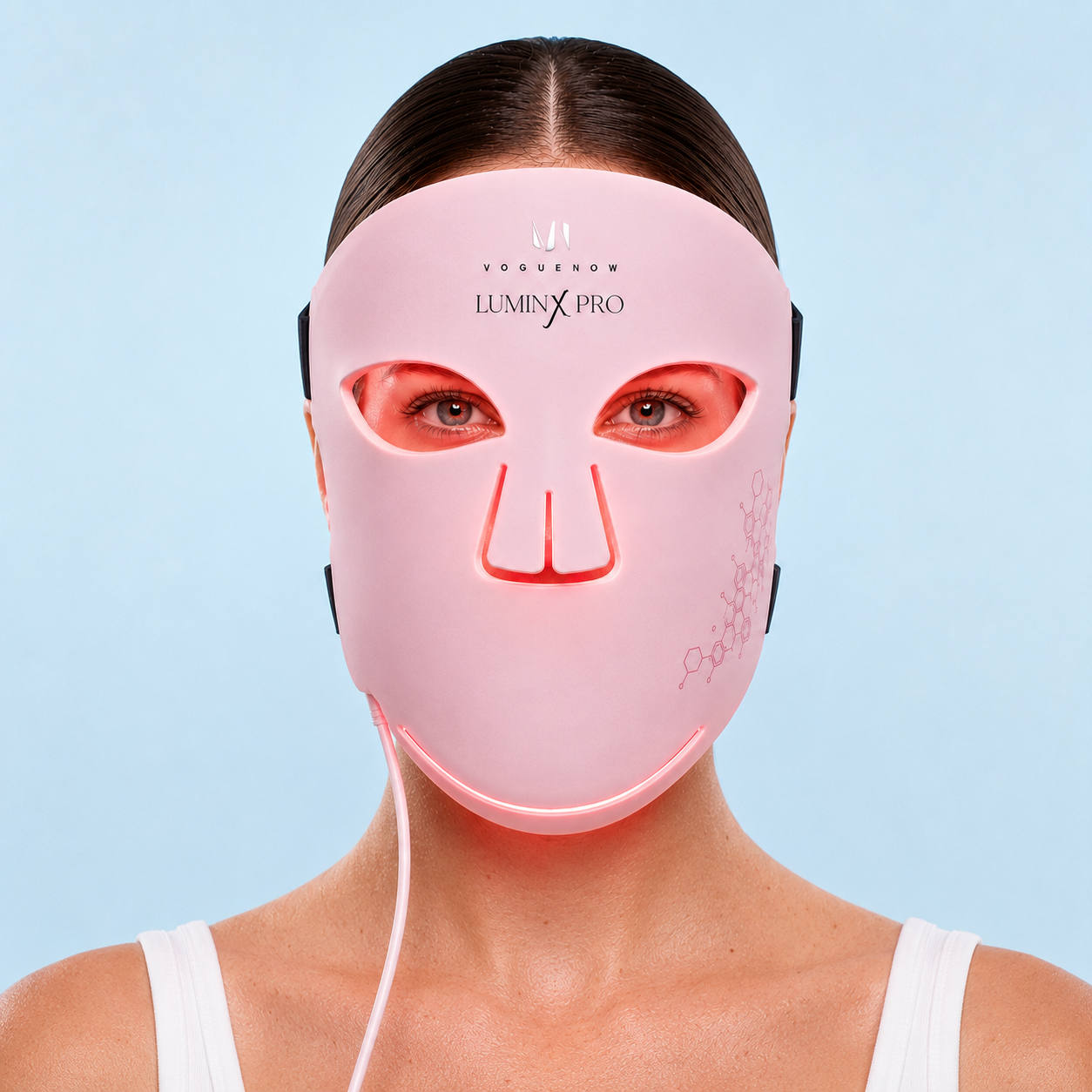 LED Face Mask Light Therapy | Red & Infrared Light |Free Hydrogel