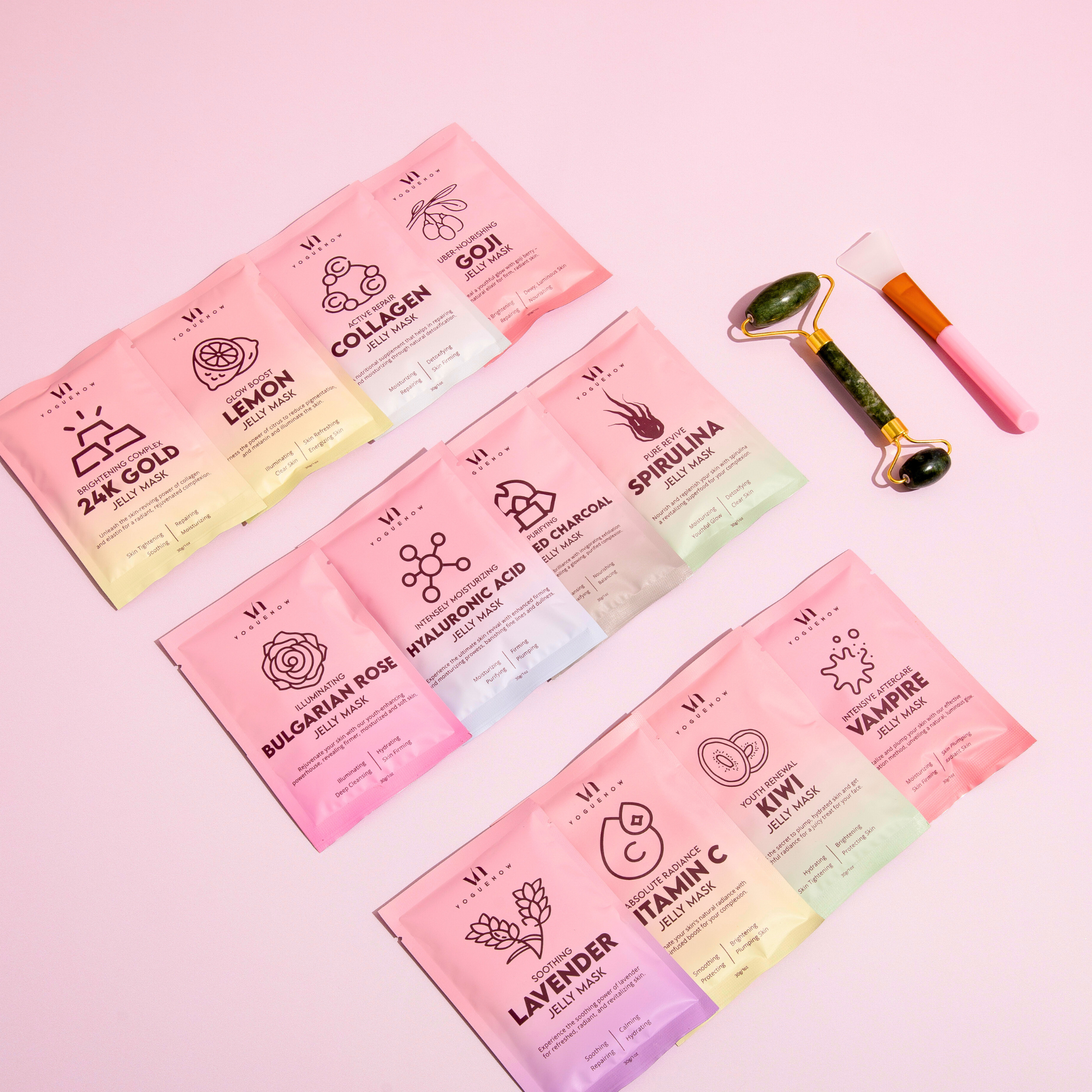 Nourish Glow Jelly Face Mask - Pack of 12