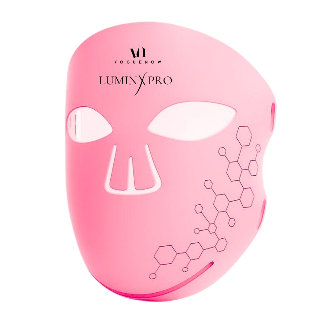LuminX Pro LED Face Mask Light Therapy Spa Kit