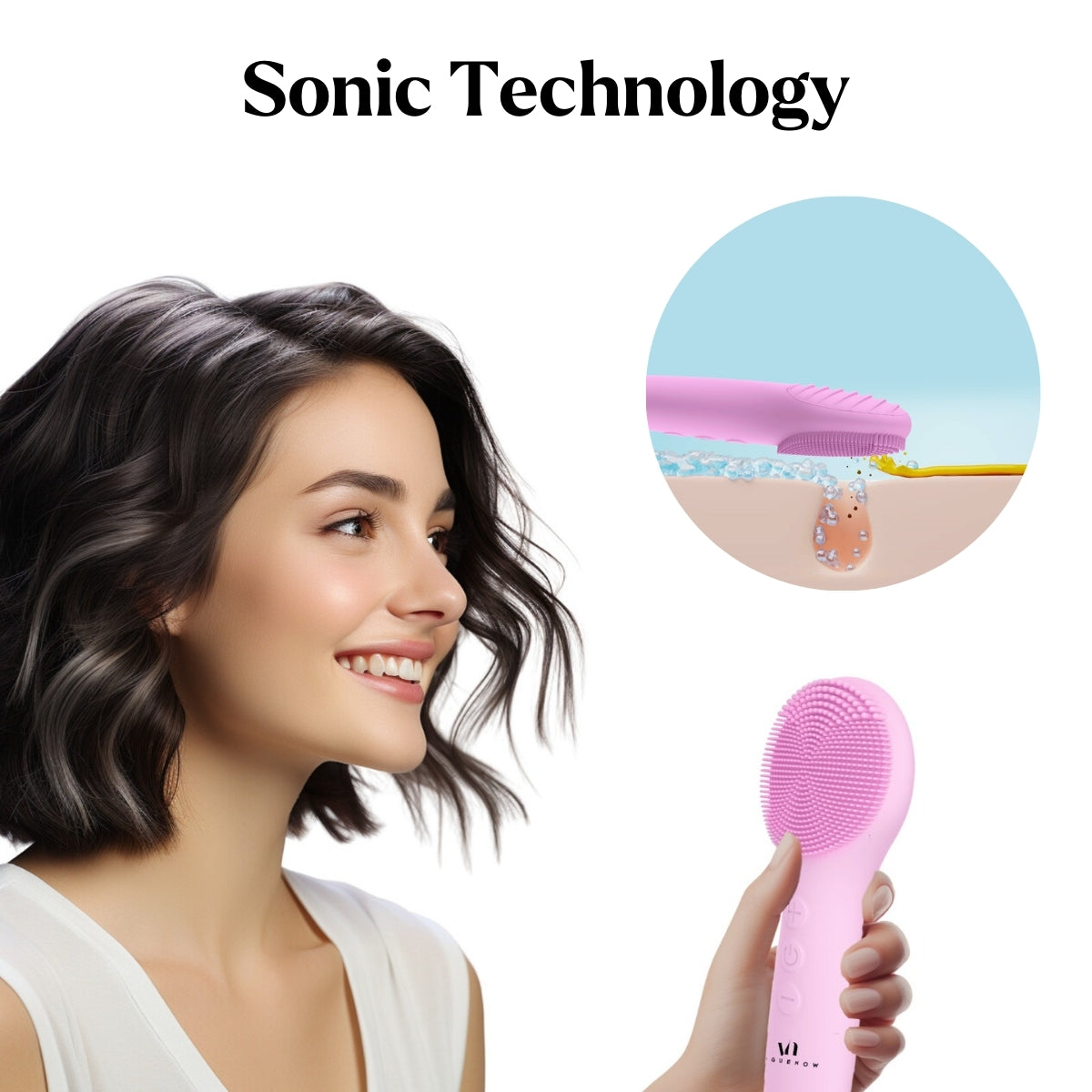 Clear Glow Sonic Facial Cleansing Brush