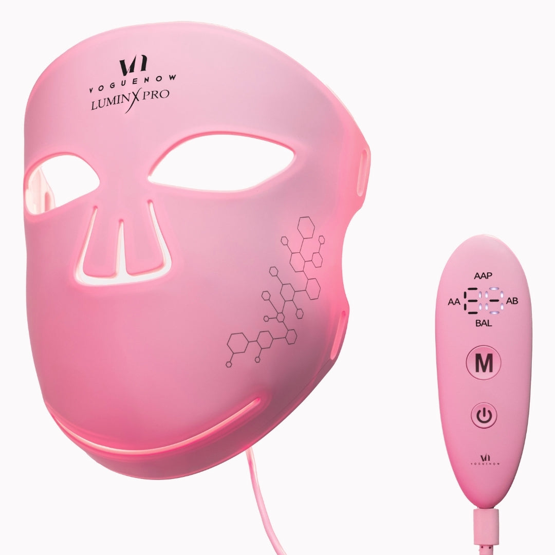LuminX Pro LED Face Mask Light Therapy Spa Kit