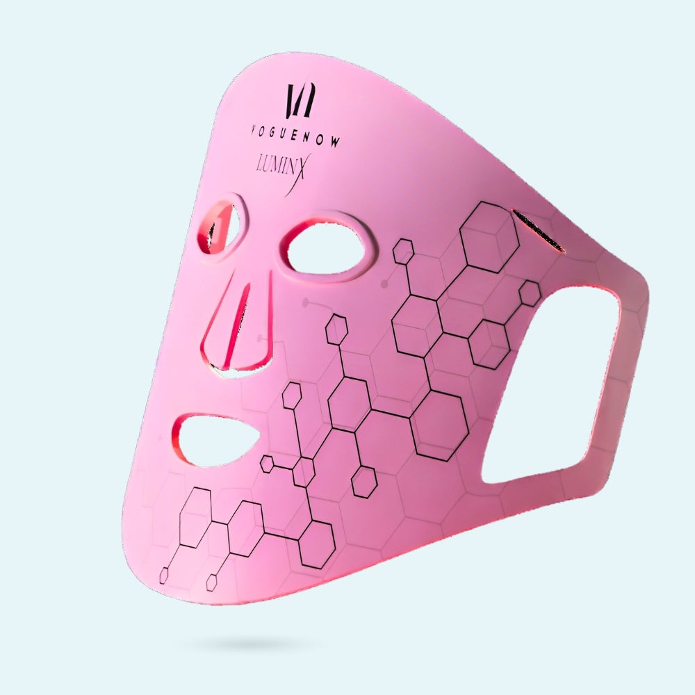 LuminX LED Face Mask Light Therapy Spa Kit