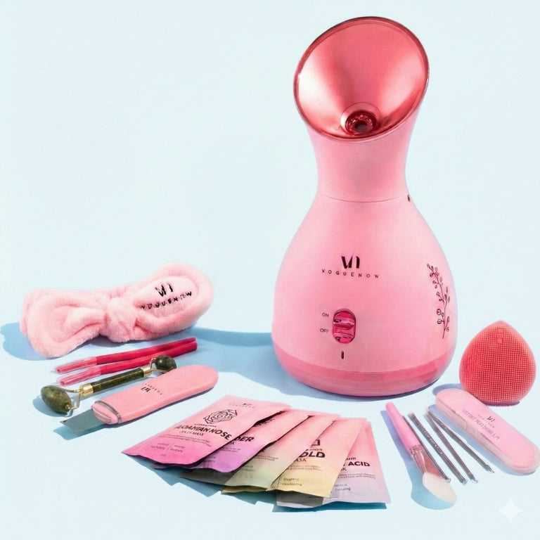 Facial Steamer Spa Kit | Face Steamer Humidifier | 17 Free Products ...