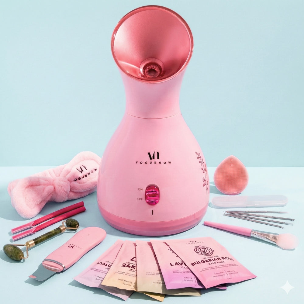 LuxGlow Facial Steamer Spa Kit