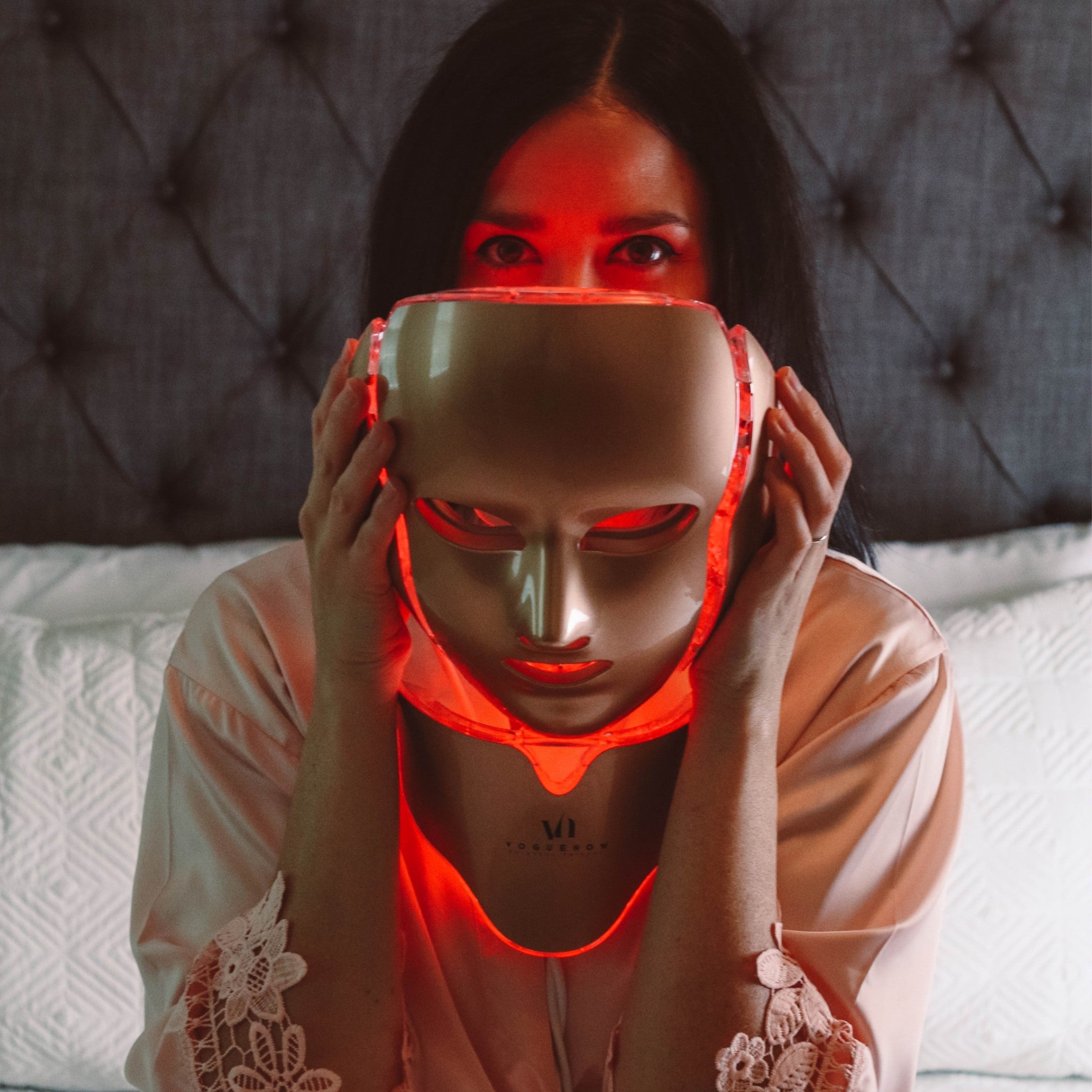 LED Face Mask Light Therapy | Red Light Therapy Mask [3 Free