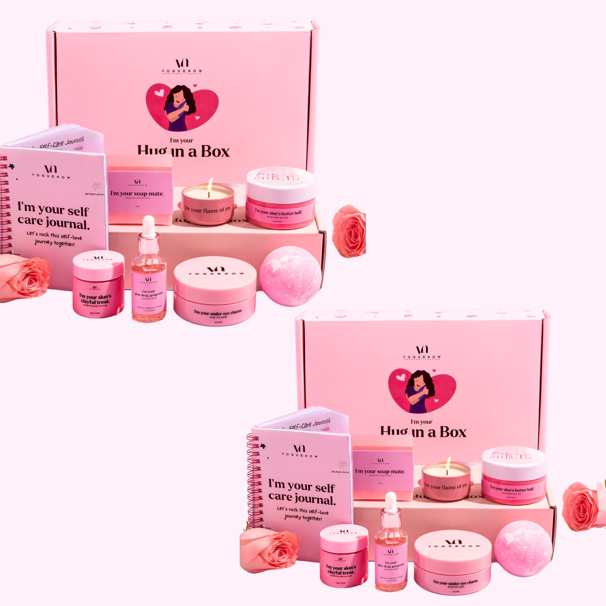 Hug in a Box Spa Gift Set - Set of 8 - Pack of 2