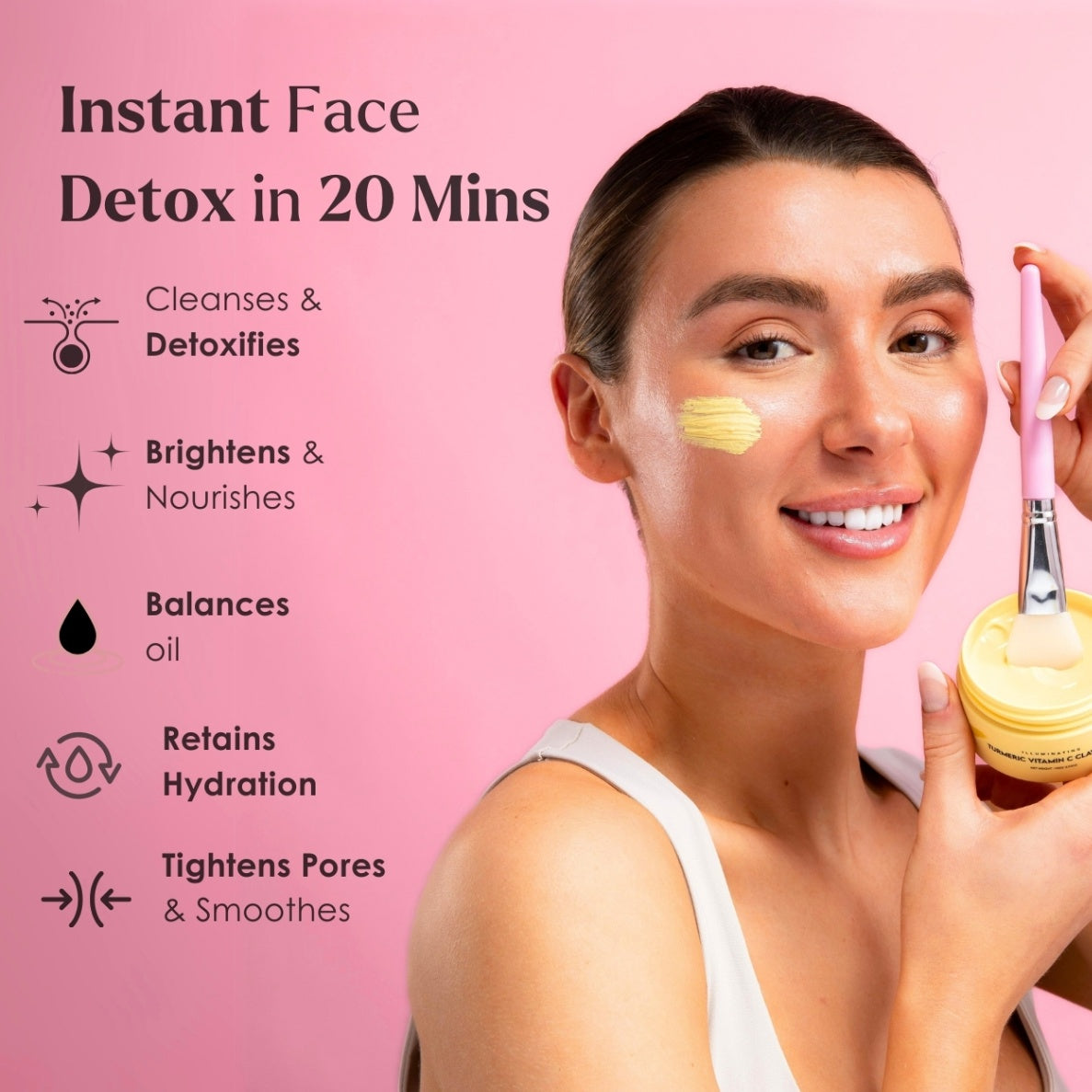 Radiance Renewal Clay Face Mask Jars Set - Pack of 2
