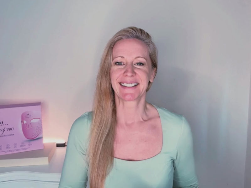 LuminX Pro LED Face Mask Light Therapy Spa Kit